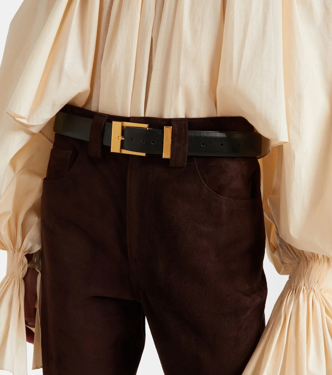 Khaite - Manhattan leather belt