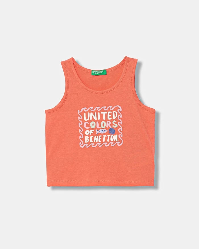 United Colors of Benetton pamuk çocuk üstü