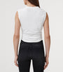 White Cotton-Modal West Tank