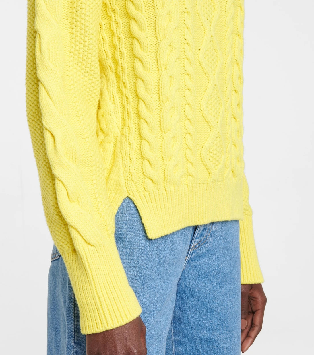 Stella McCartney - Cable-knit cotton-blend sweater