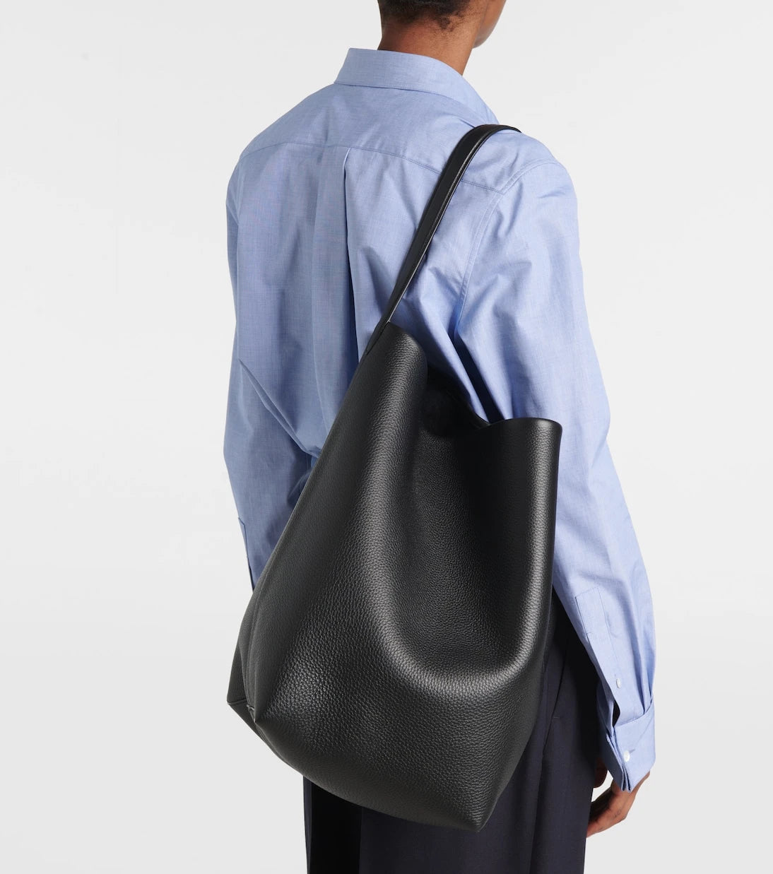 The Row - Park Large N/S leather tote bag