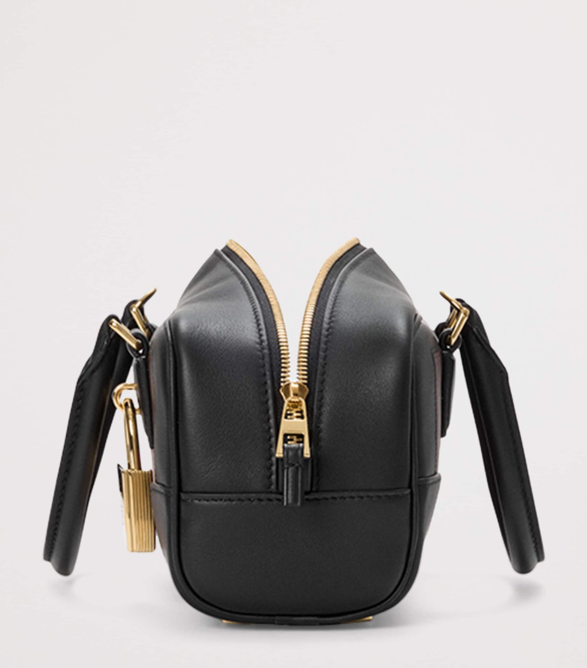 LOEWE Black x Albers Leather Amazona 23 Top-Handle Bag