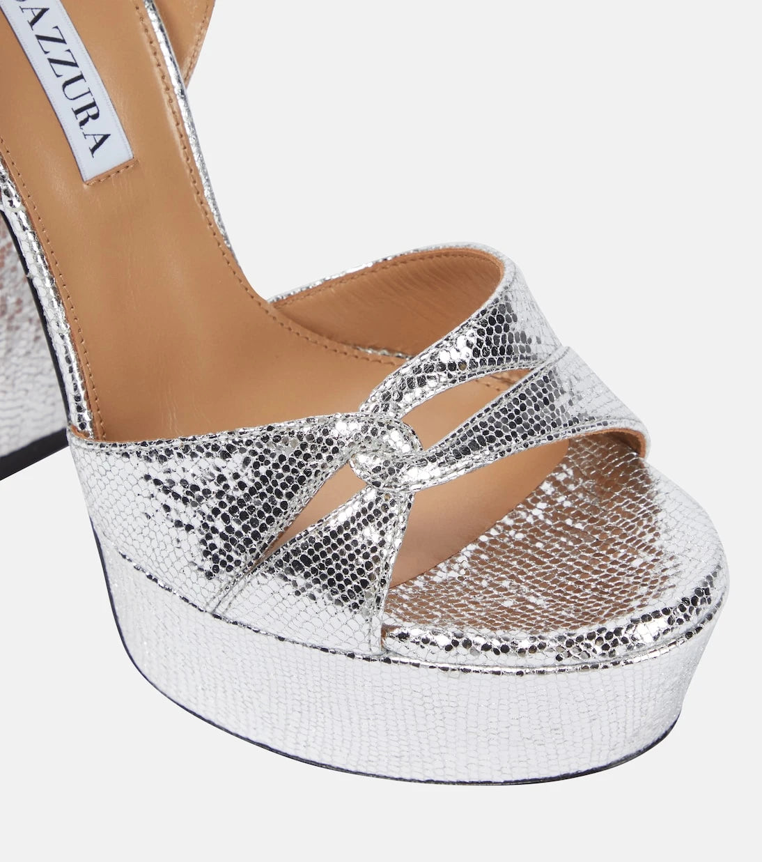 Aquazzura - Sinner deri platform sandalet