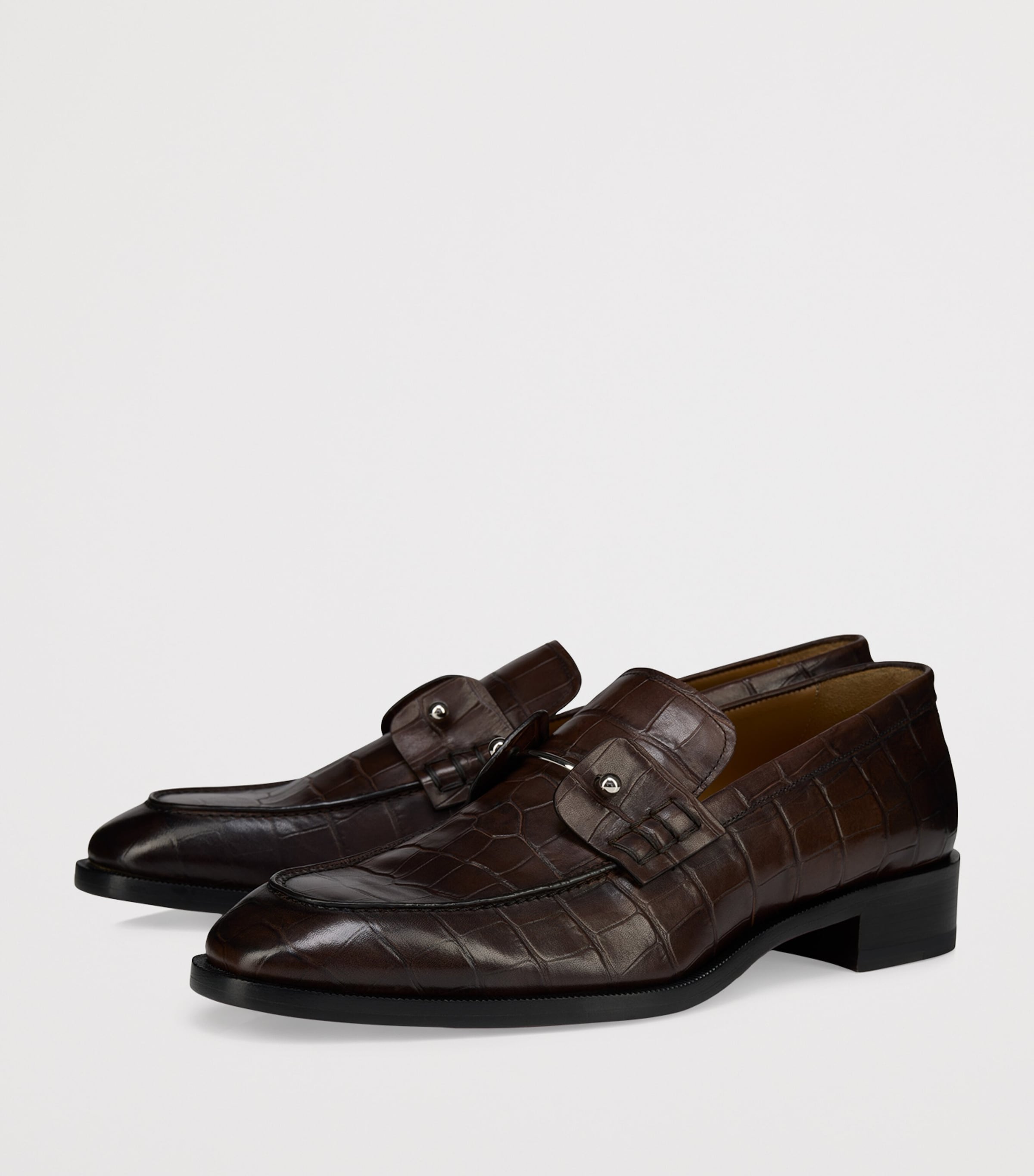 Christian Louboutin Chambelimoc Leather Loafers