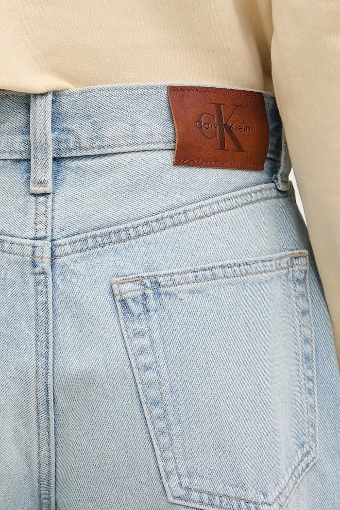 Calvin Klein Jeans къс панталон дамски деним