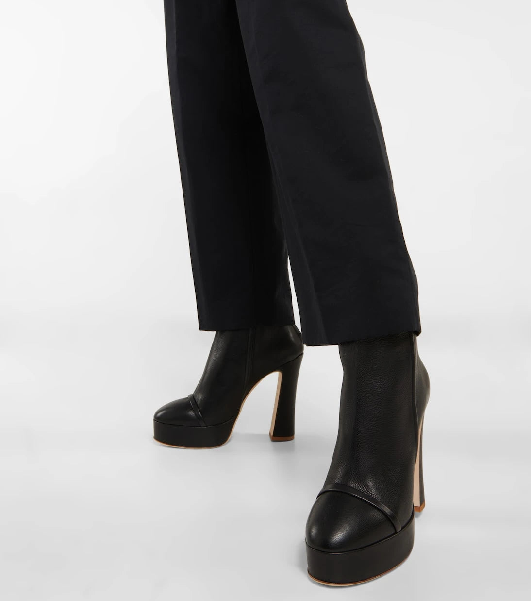 Malone Souliers - Alexa platform leather ankle boots