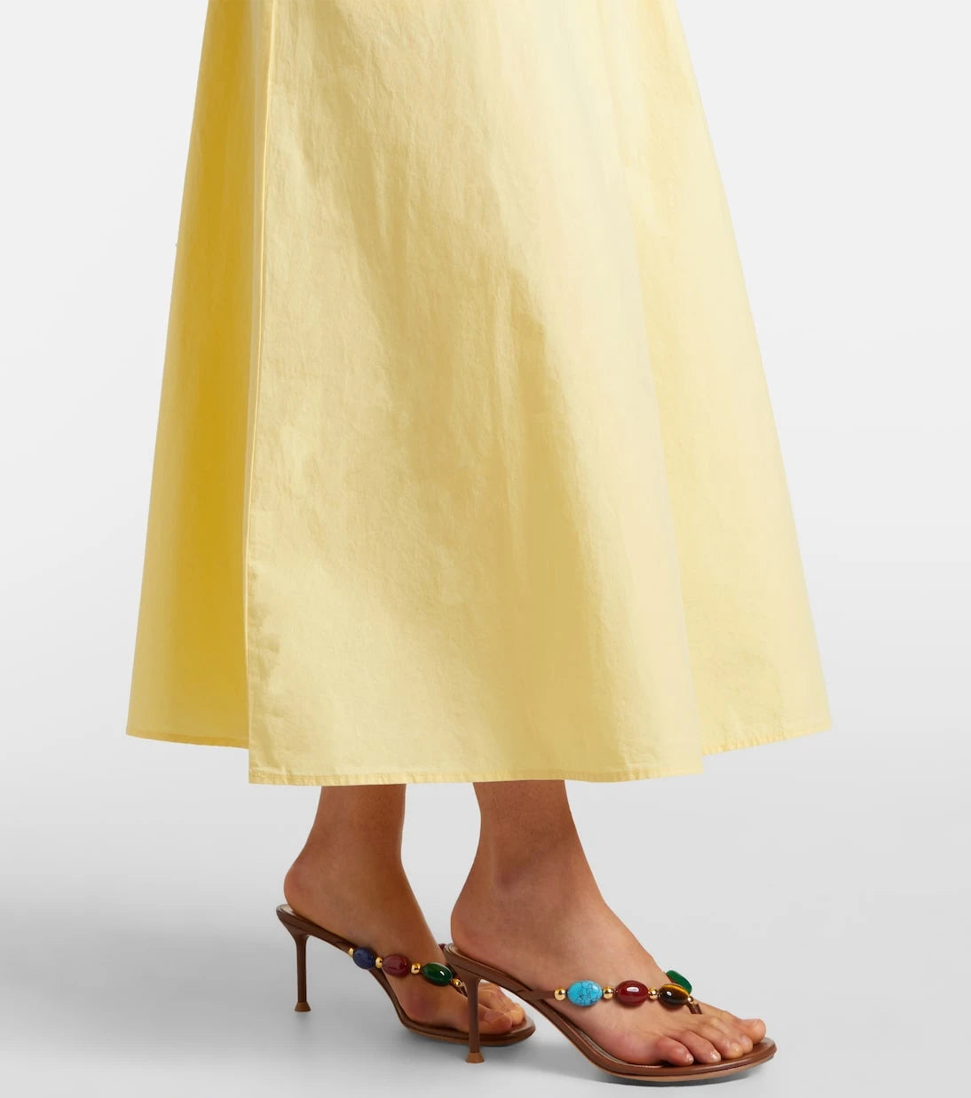 Velvet - Romilly cotton-blend midi dress