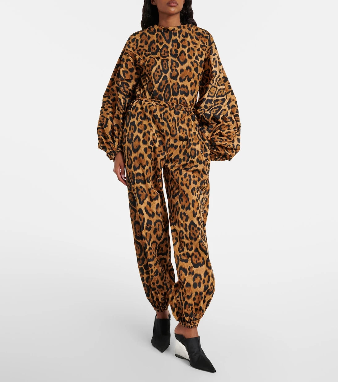 Alaïa - Leopard-print tapered pants