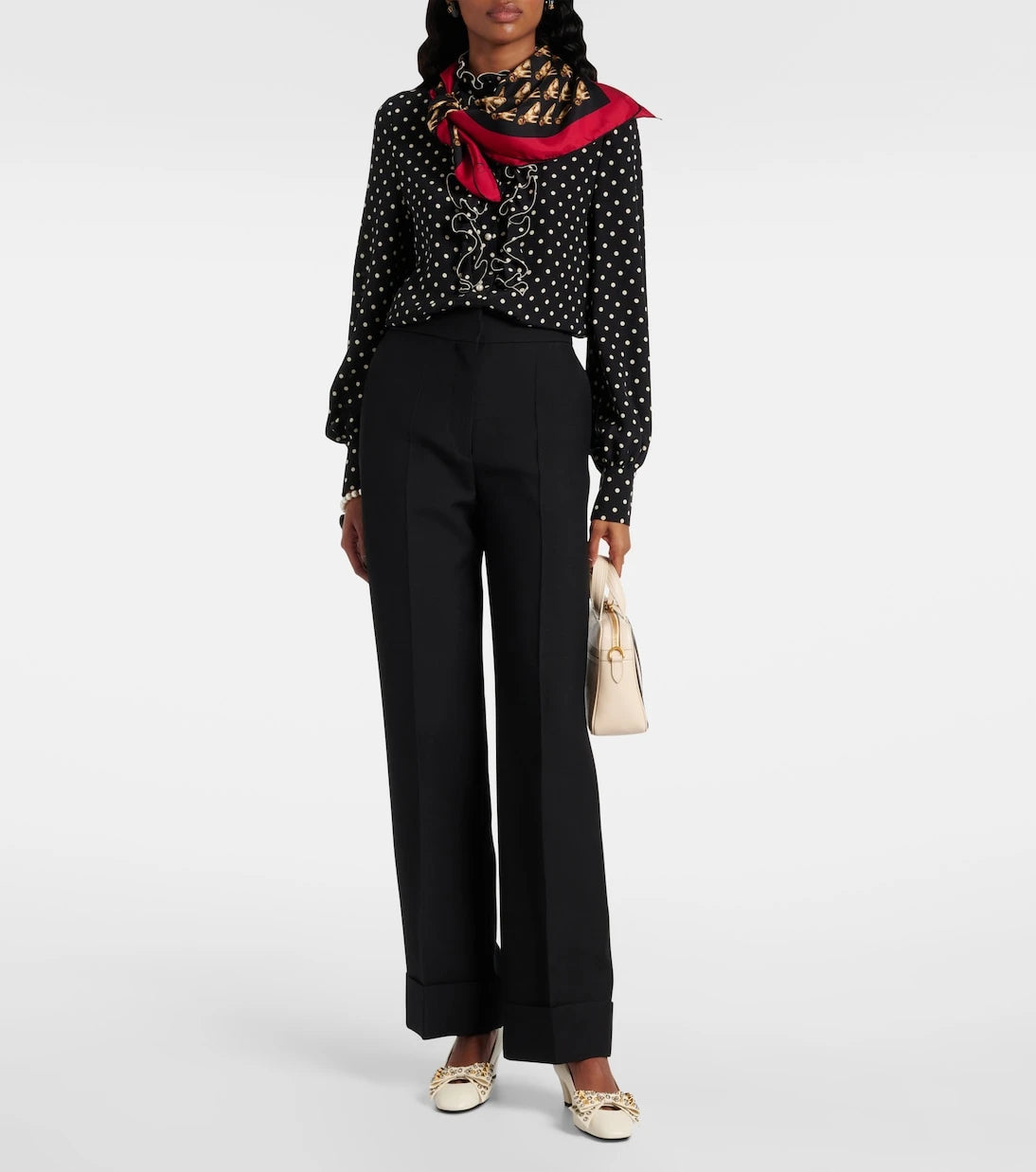 Valentino Garavani - Bowow 45 studded leather pumps