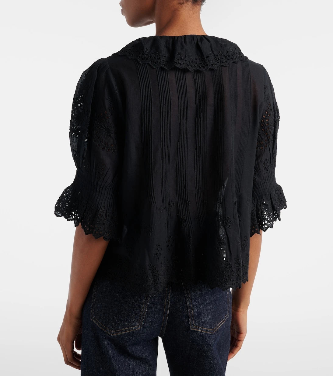 Dôen - Henri pointelle cotton top
