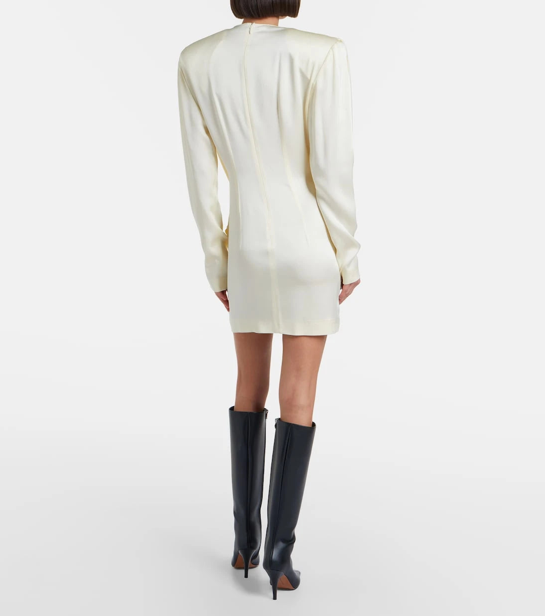 Stella McCartney - Draped satin minidress