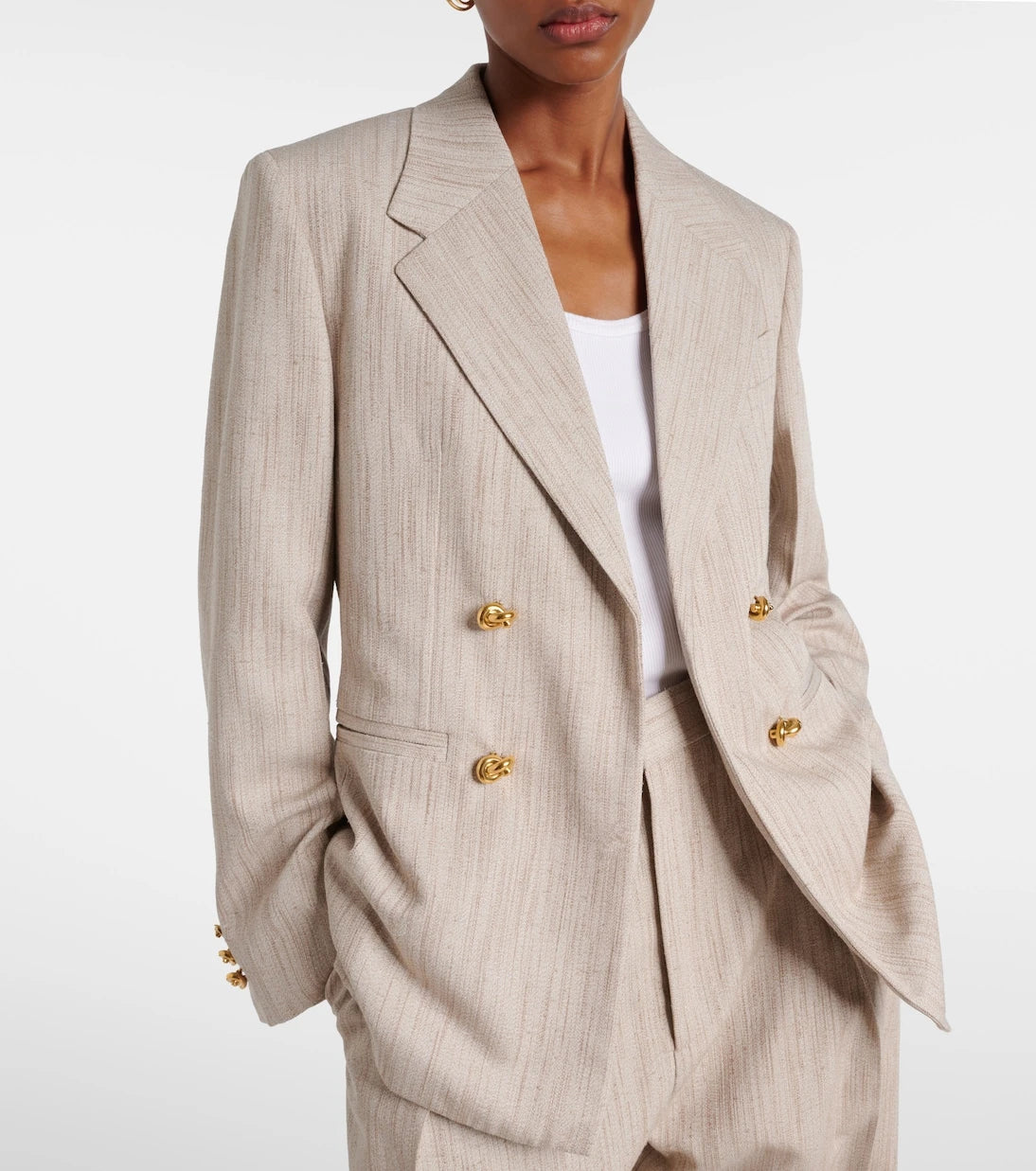 Bottega Veneta - Knot single-breasted blazer