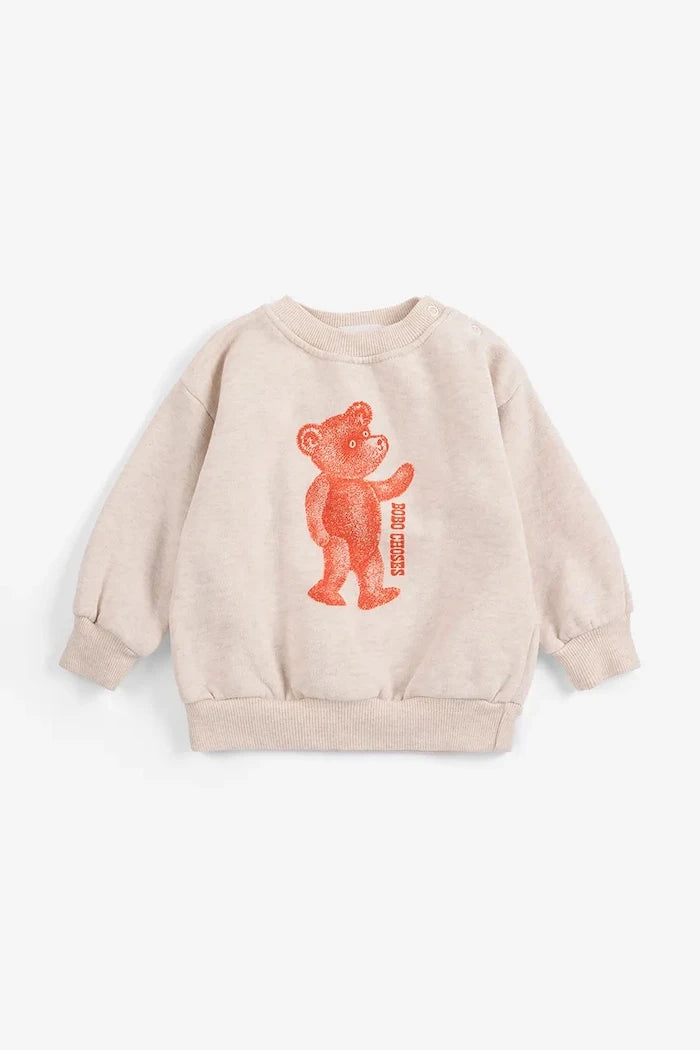 Bobo Choses çocuklar için pamuklu oversize sweatshirt Softpaw Monster