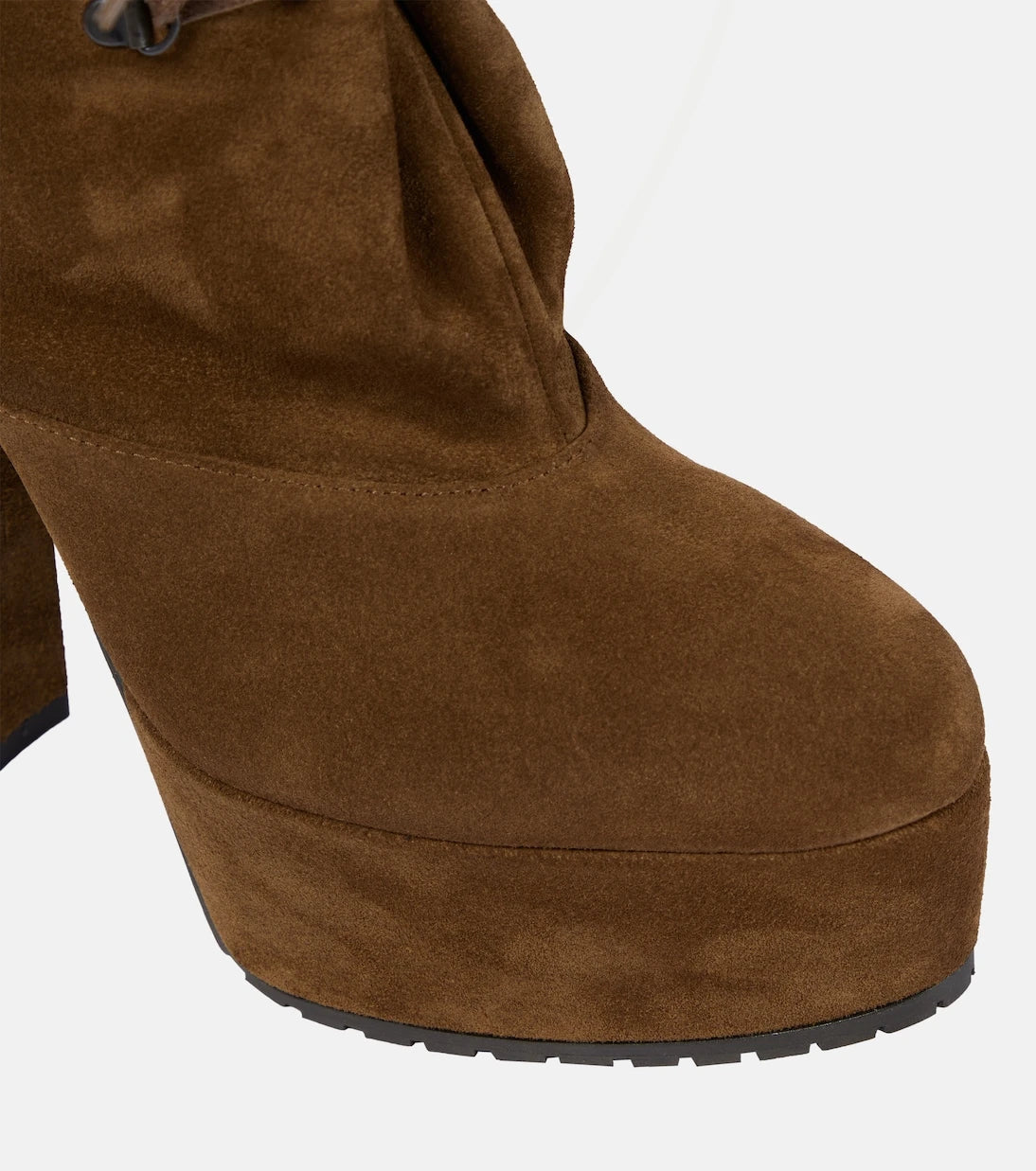 Alaïa - Trekk suede ankle boots