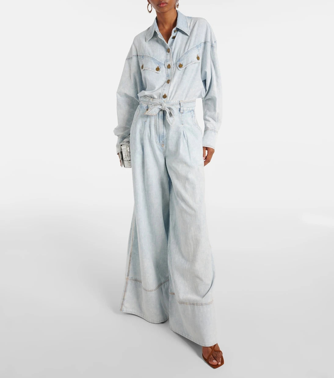 Zimmermann - High-rise wide-leg jeans