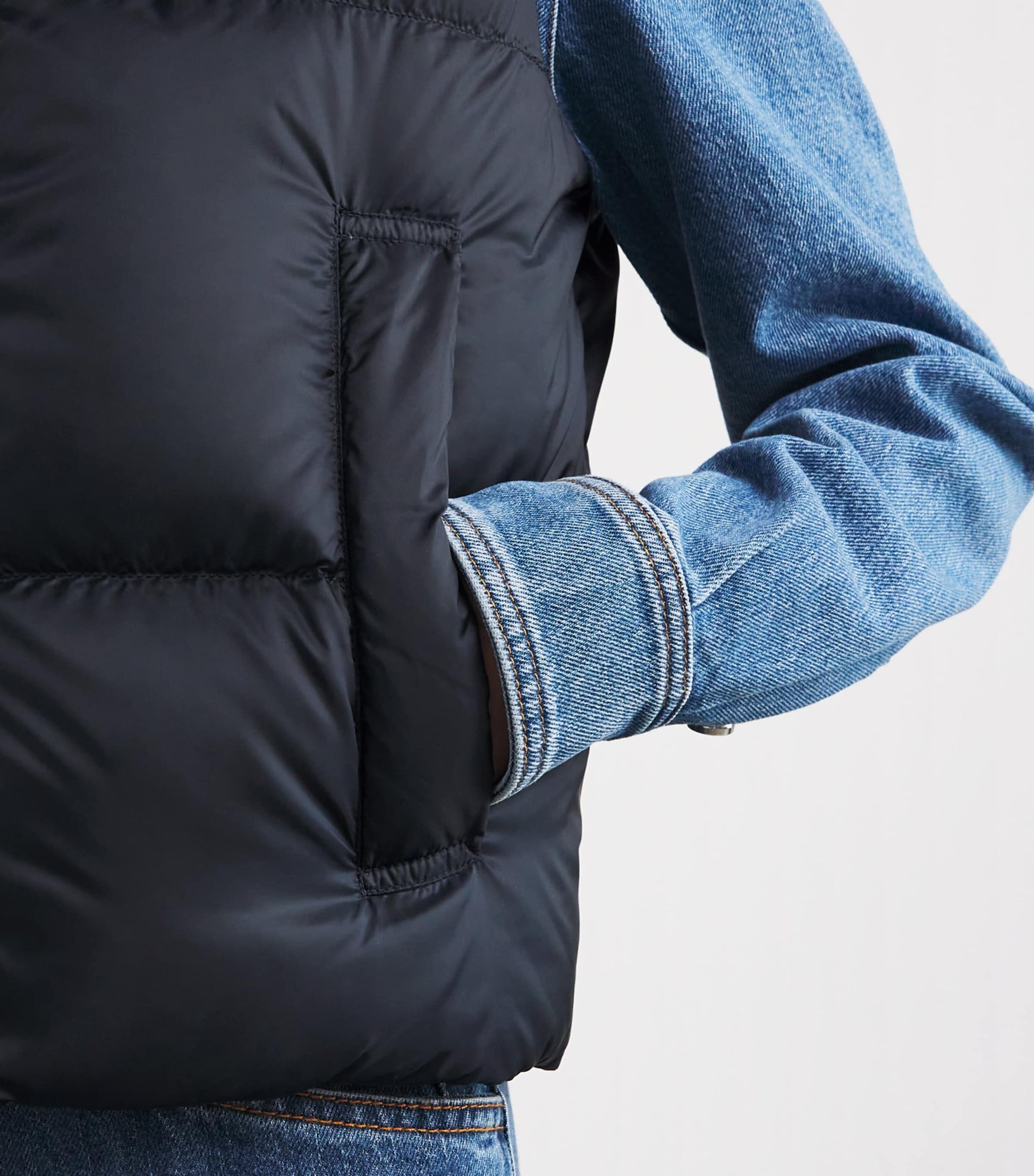 Max Mara Blue The Cube Quilted Gilet