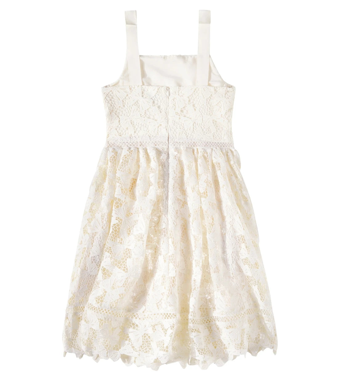 Self-Portrait Kids - Bow lace dress