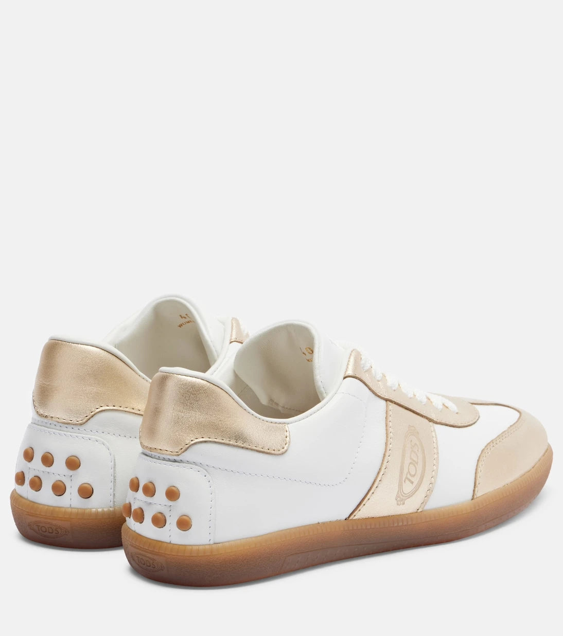 Tod's - Metallic leather sneakers