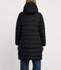 Weekend Max Mara Black Down Quilted Longline Jacket
