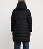 Weekend Max Mara Black Down Quilted Longline Jacket