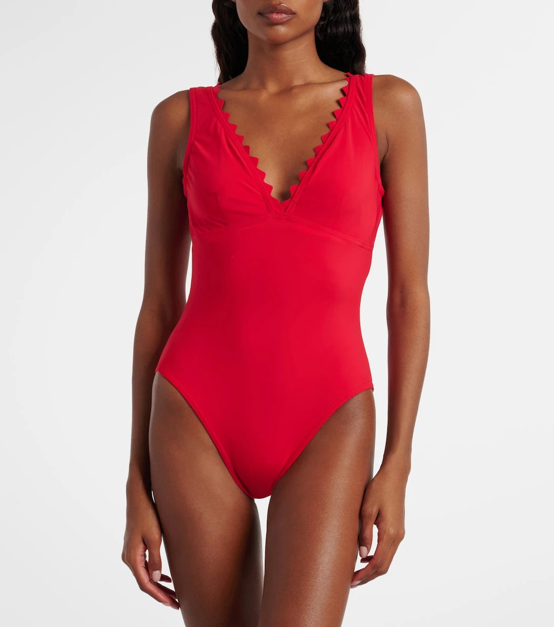 Karla Colletto - Inés scalloped swimsuit