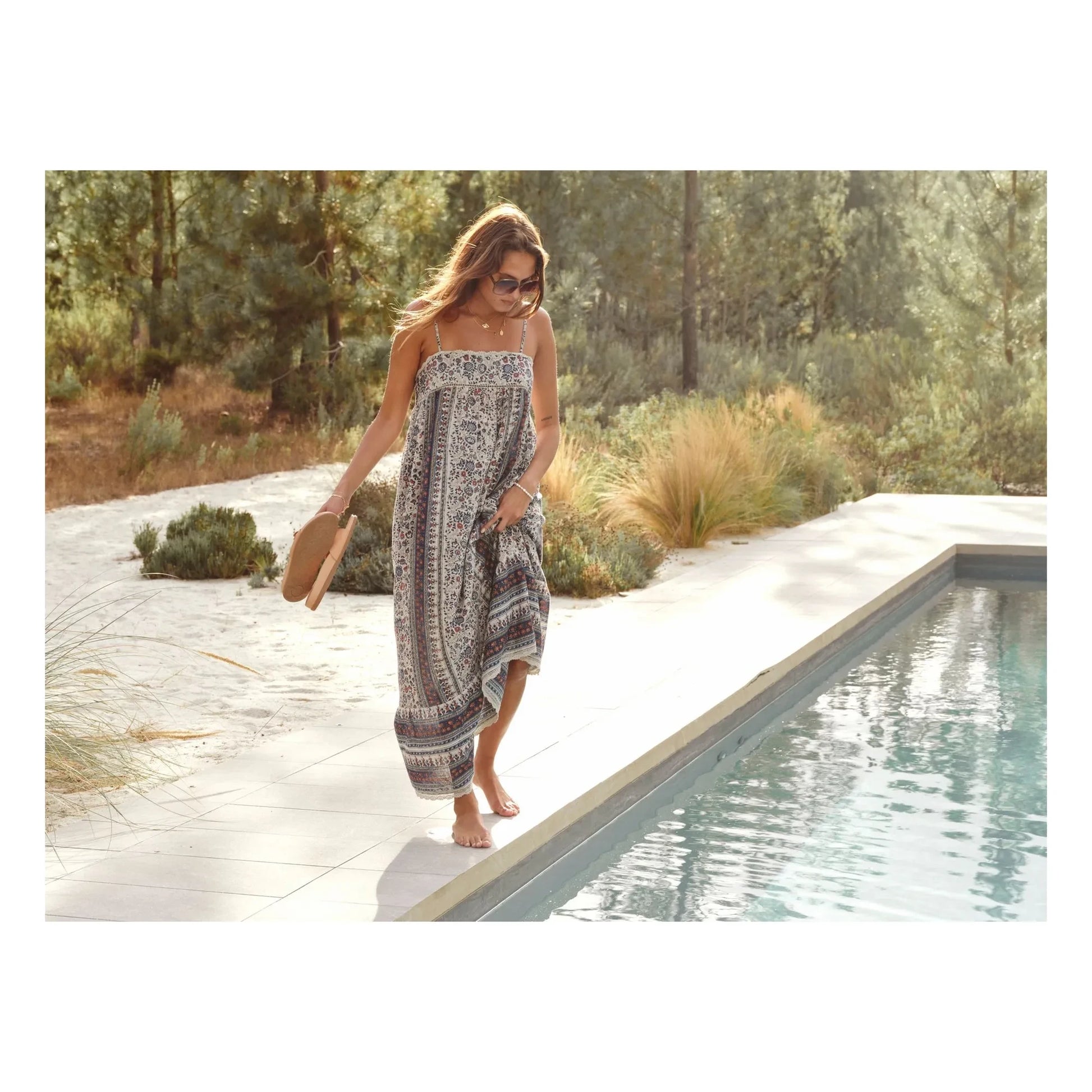 M.A.B.E. - Cass dress | Indigo