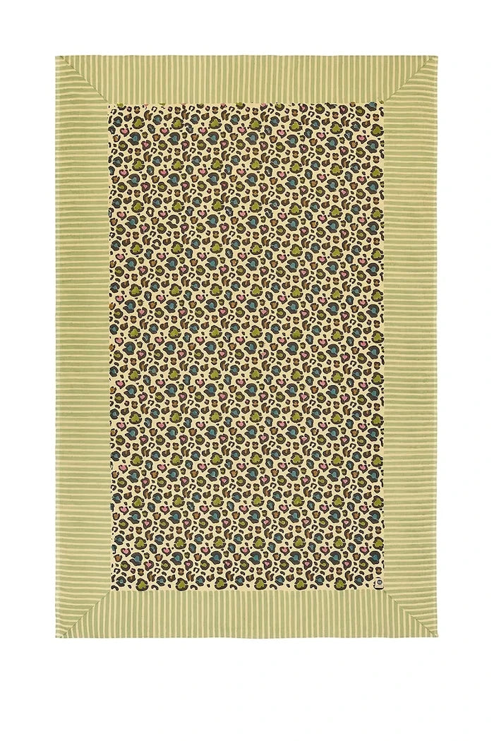 Памучно покривало Doing Goods Disco Leopard 220 x 140 cm