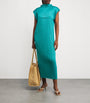 Pleats Please Issey Miyake Green Monthly Colors June Midi Dress