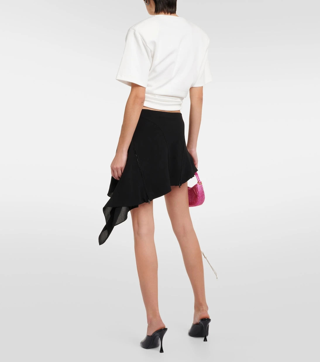 Magda Butrym - Gathered cotton jersey top