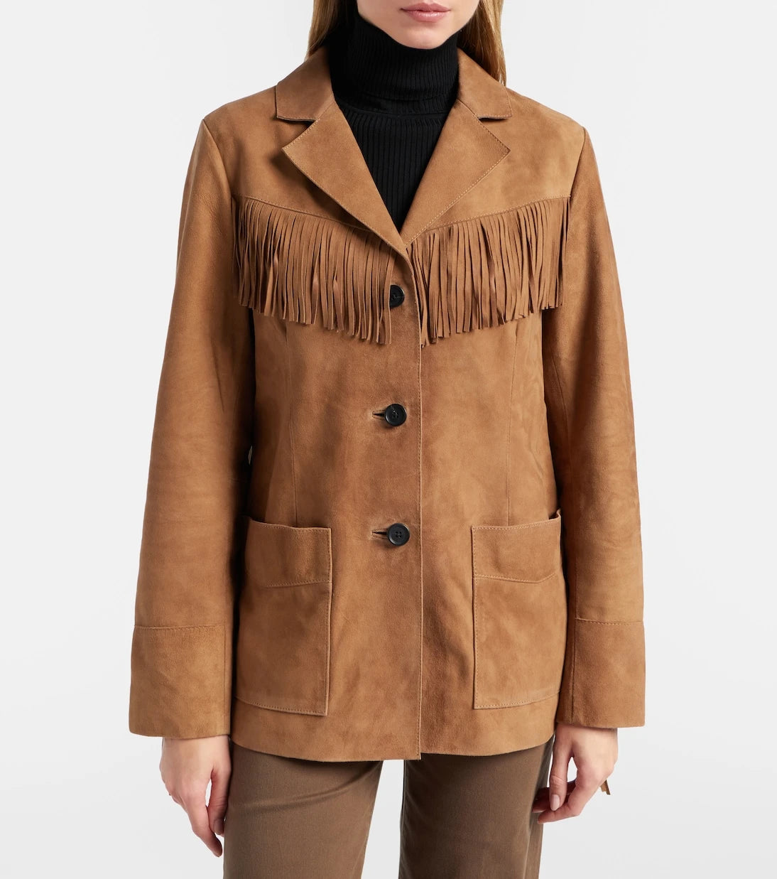 Rixo - Fringed suede jacket