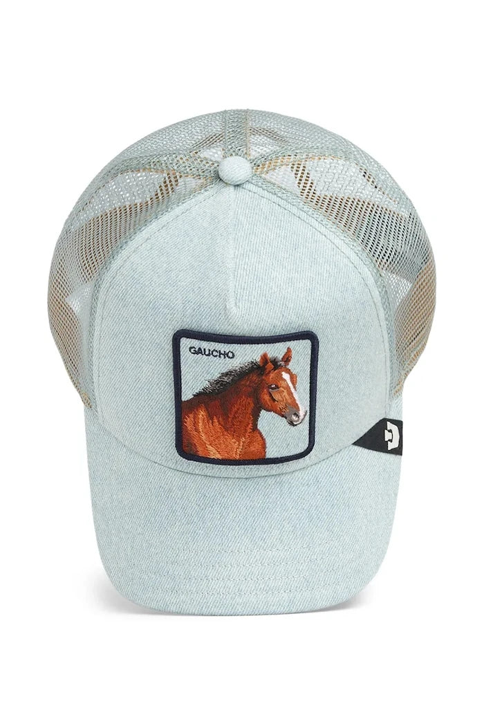 Goorin Bros шапка с козирка Denim Gaucho