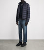 Moncler Blue Down Brendann Puffer Jacket
