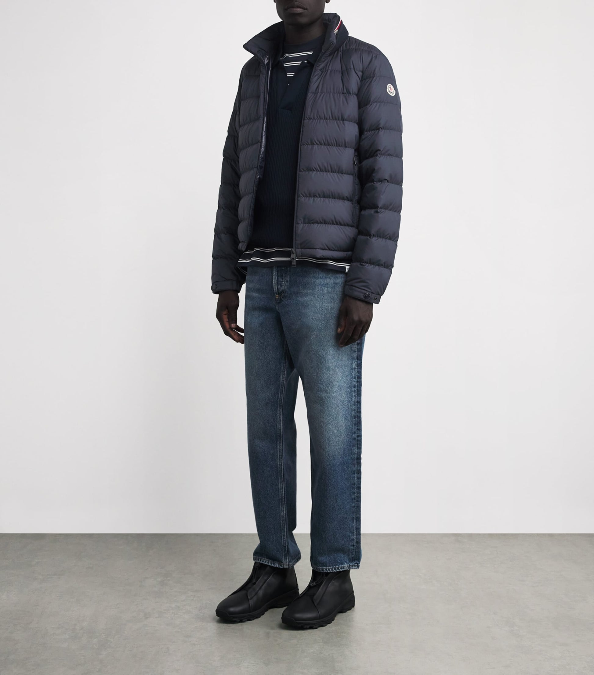 Moncler Blue Down Brendann Puffer Jacket