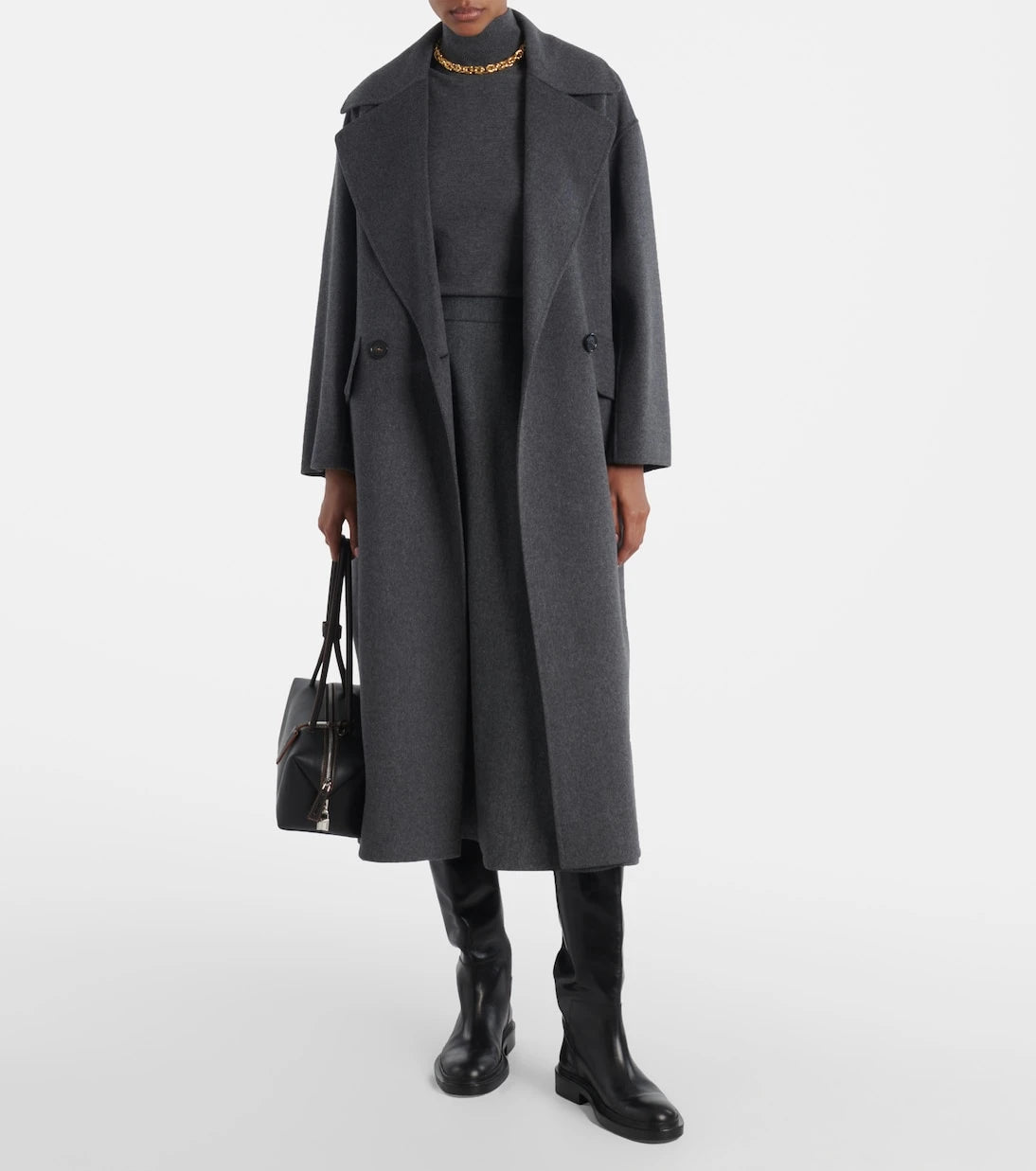'S Max Mara - Belted virgin wool coat