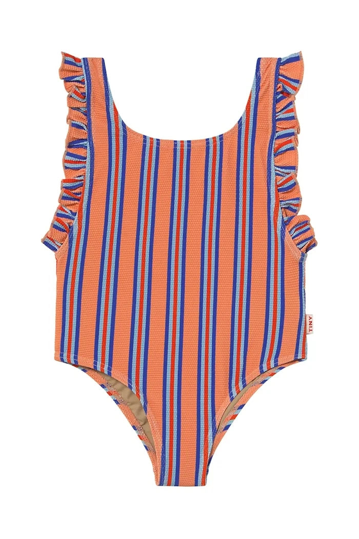 Детски цял бански Tinycottons STRIPES SWIMSUIT