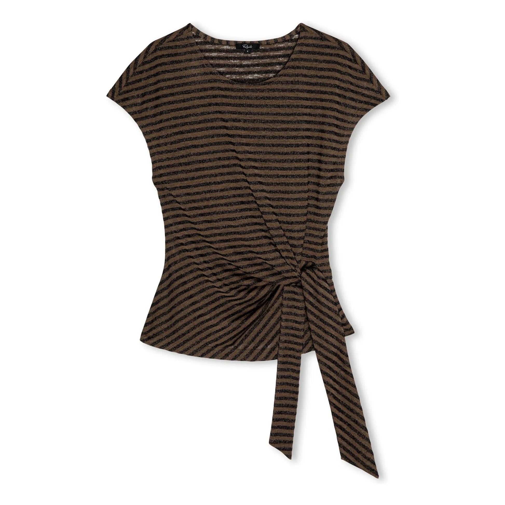 Rails - Gabbie Stripes Top | Chocolate