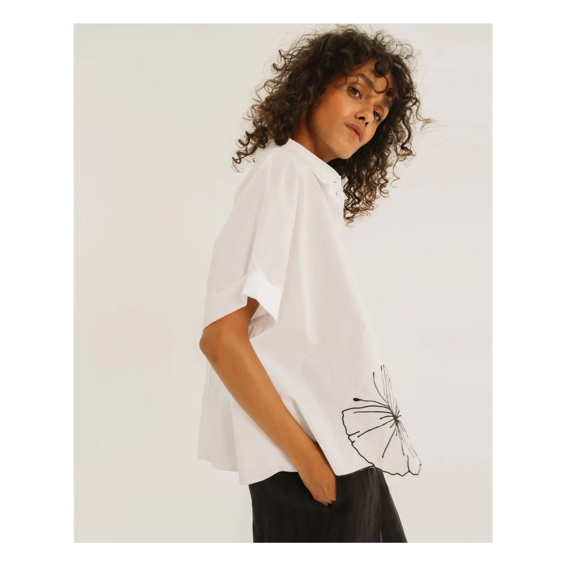 Tinsels - Enza shirt | White