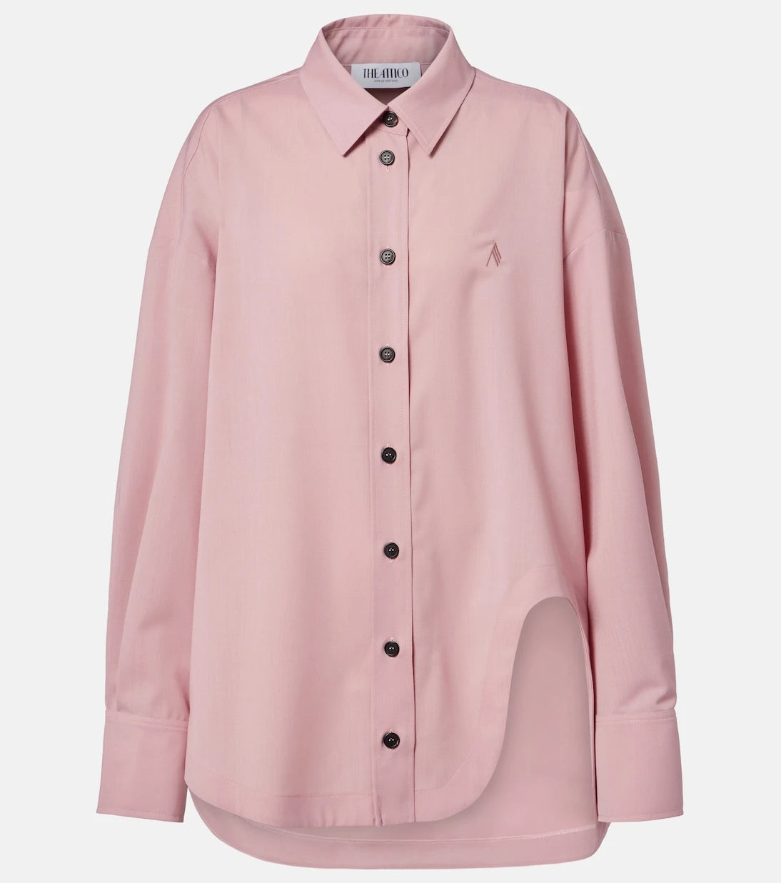 The Attico - Diana asymmetric oversized shirt