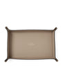 Small Panama Leather Rectangular Trinket Tray