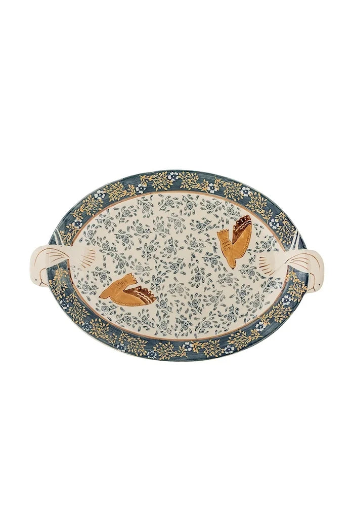 Bloomingville Servis Tabağı 34 x 3,5 x 25 cm