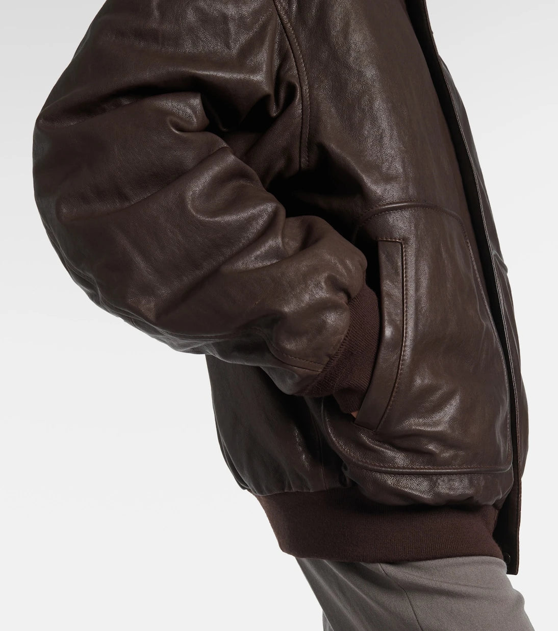 Calvin Klein Collection - Johnson leather bomber jacket