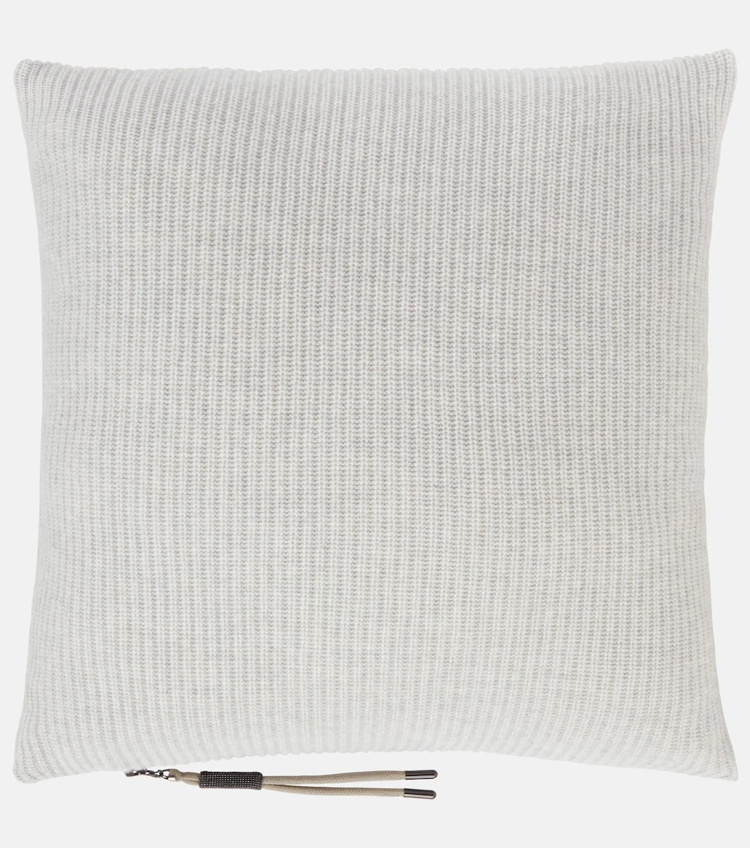 Brunello Cucinelli - Ribbed-knit cashmere pillow