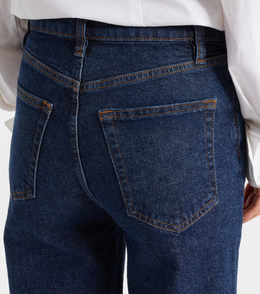 Frame - Cropped high-rise wide-leg jeans