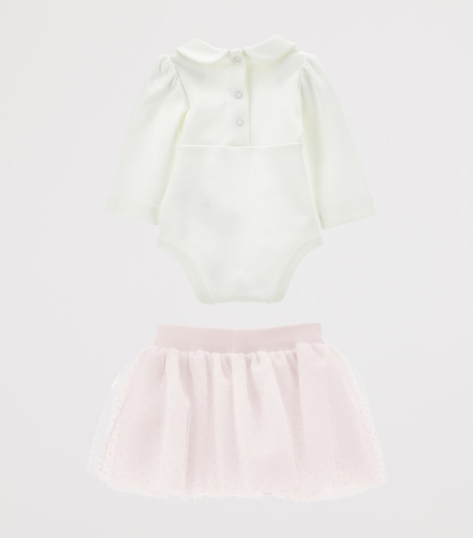 Monnalisa Bodysuit and Skirt Set (1-9 Months)
