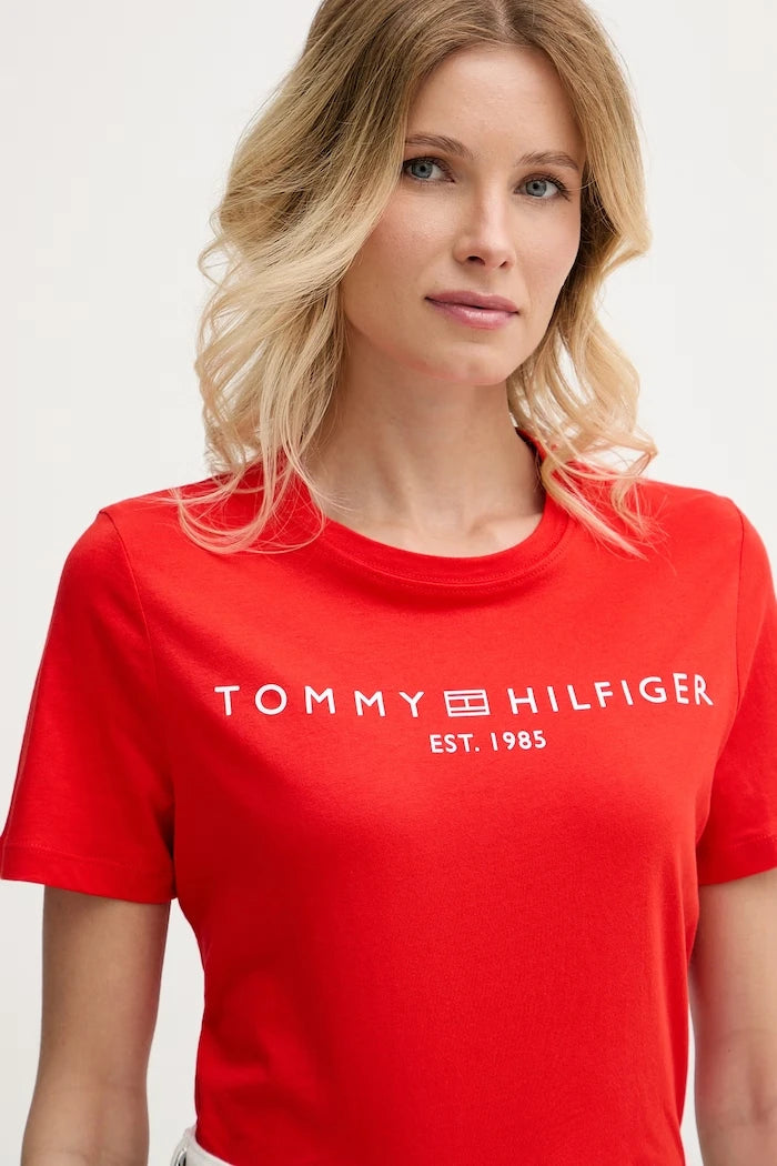 Tommy Hilfiger тениска дамска от памук