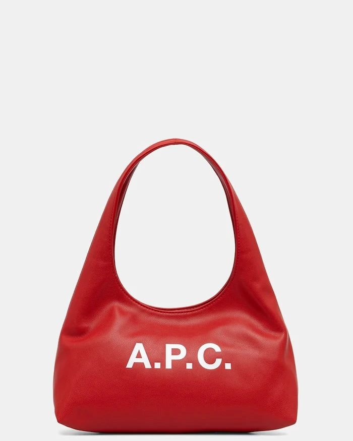 A.P.C. чанта тип хобо дамска от имитация на кожа baby ninon shoulder