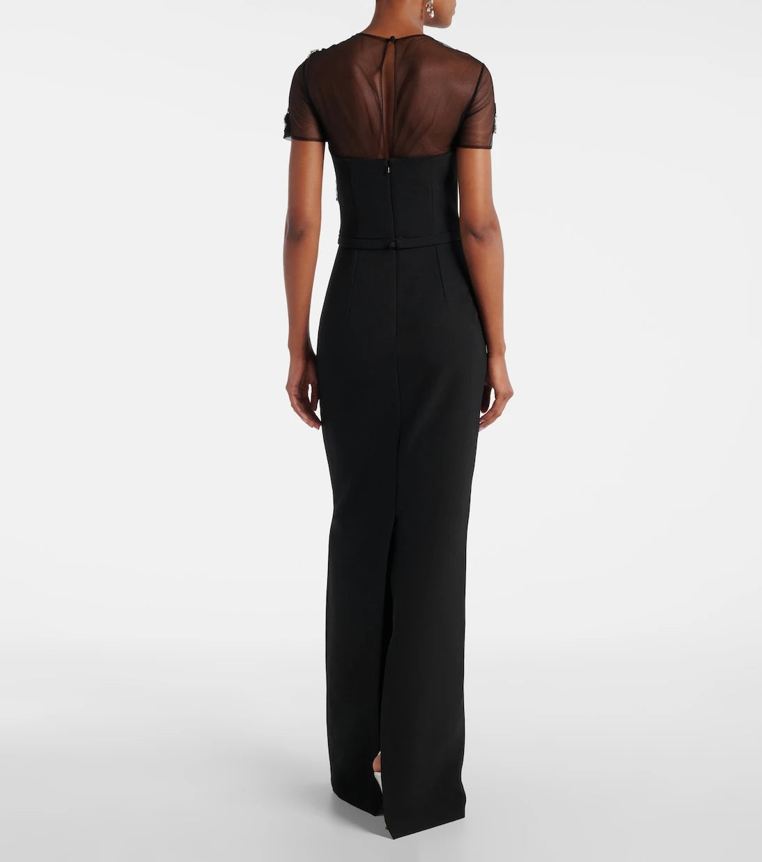 Safiyaa - Embellished crêpe gown
