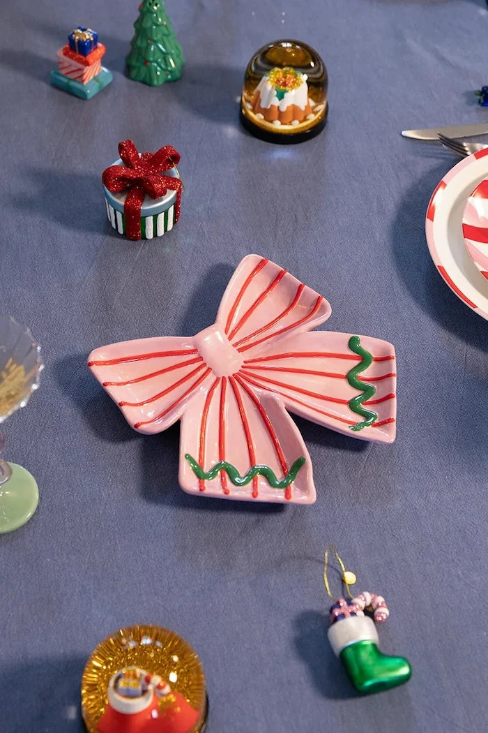Декоративна чиния &k amsterdam ribbon 22 x 22 x 3,5 cm