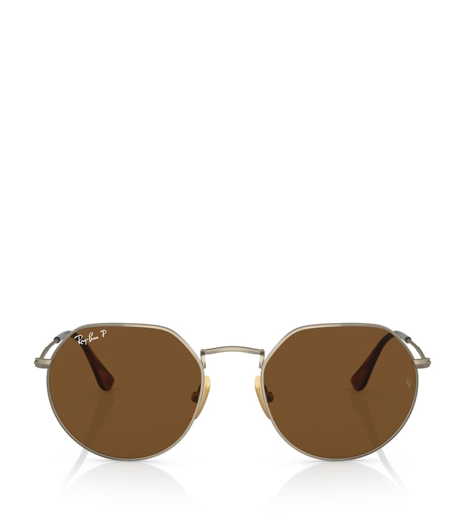 Ray-Ban Gold RB8165 Jack Sunglasses