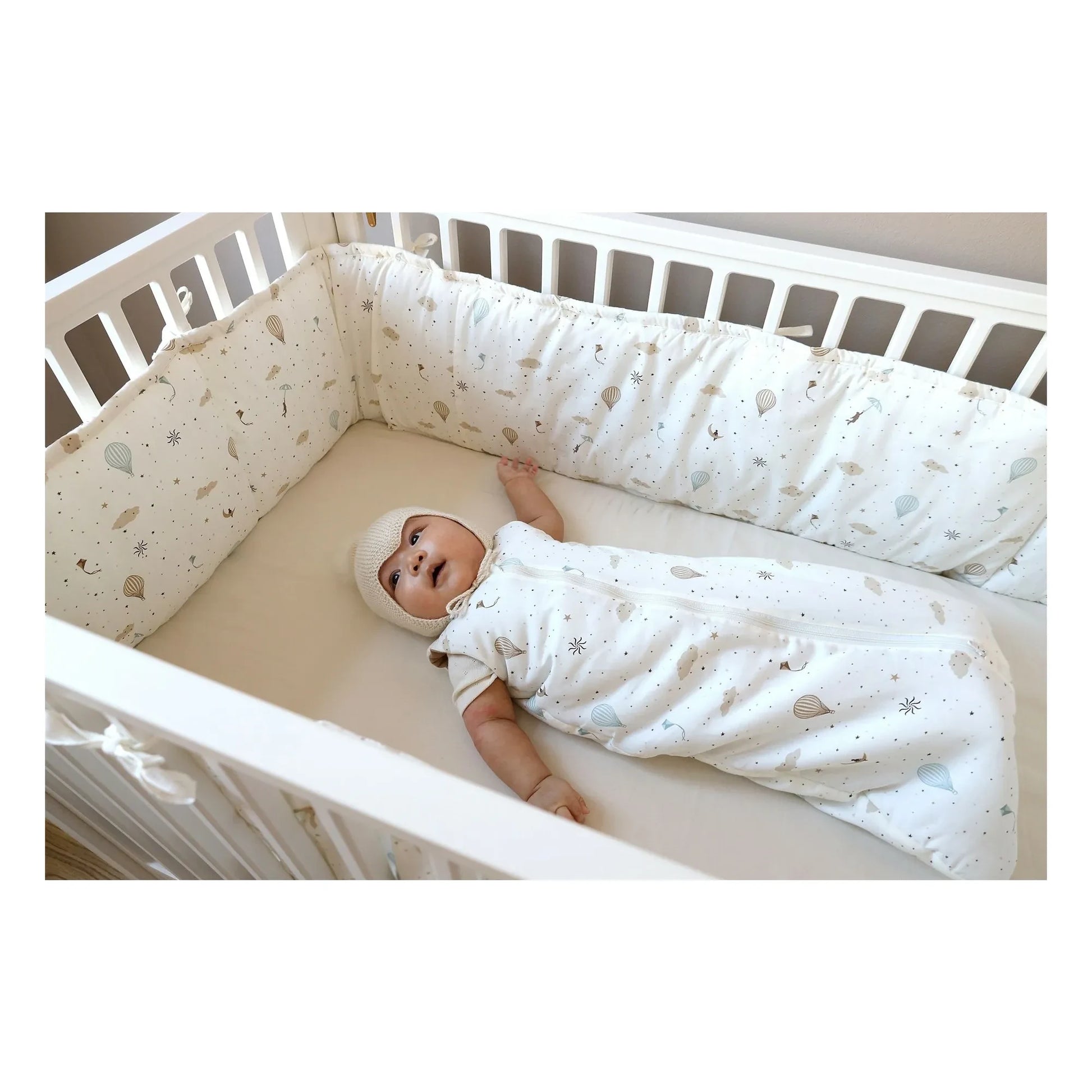 Cam Cam - Dreamland bumper pad | Light blue